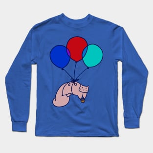 Balloon Squirrel Long Sleeve T-Shirt
